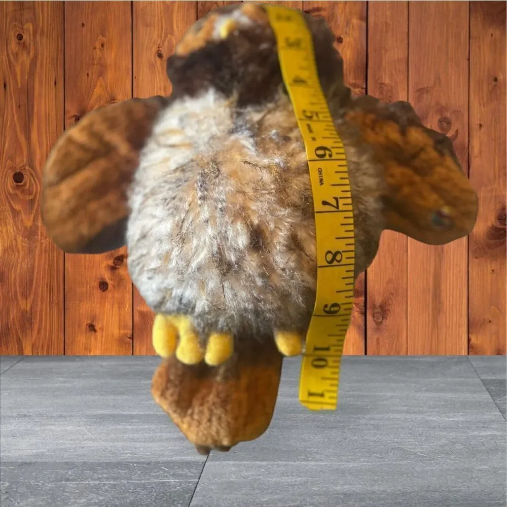 Ganz Kids Brown Polyester Webkinz Barred Fluffy Owl Plush Toy